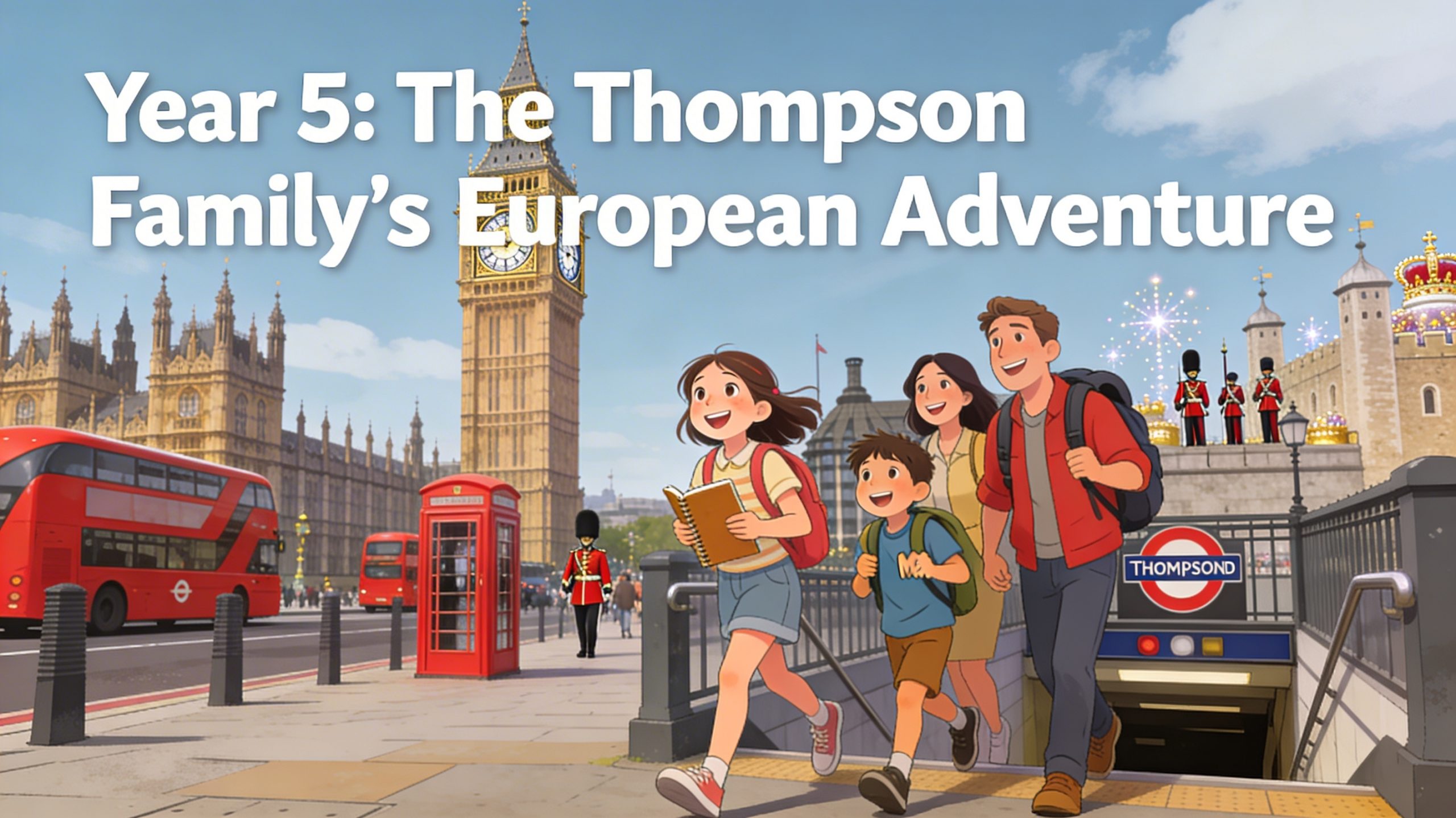 Year 5: Comprehension (The Thompson Family’s European Adventure)