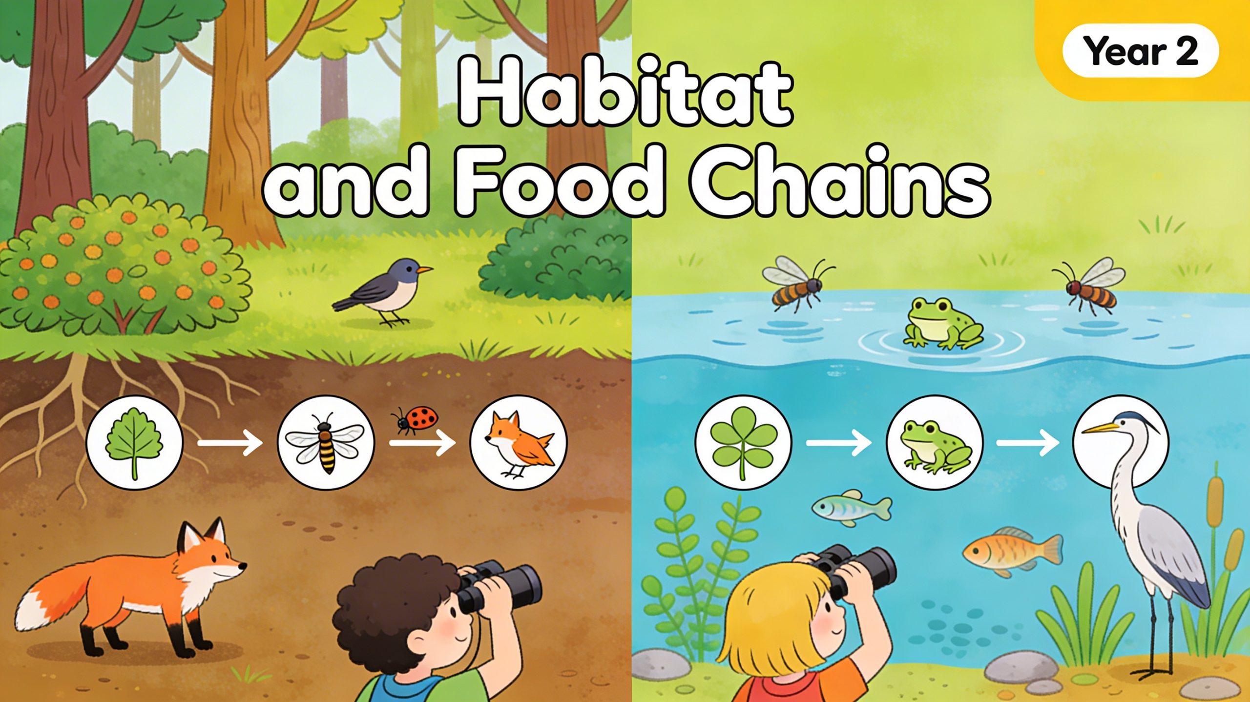Year 2 Science: Habitats and Food Chains